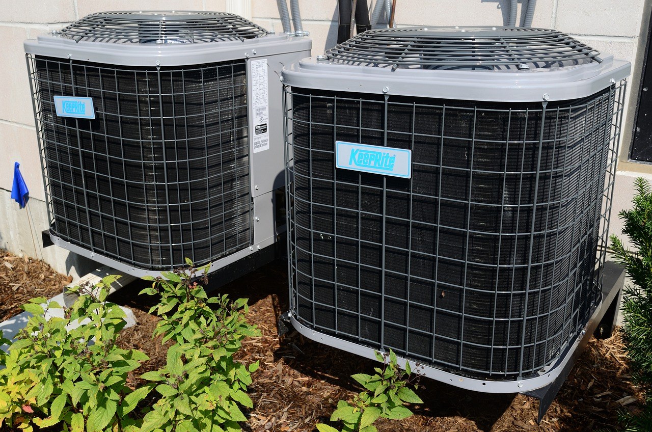An AC unit outside of a Fort Lauderdale home.