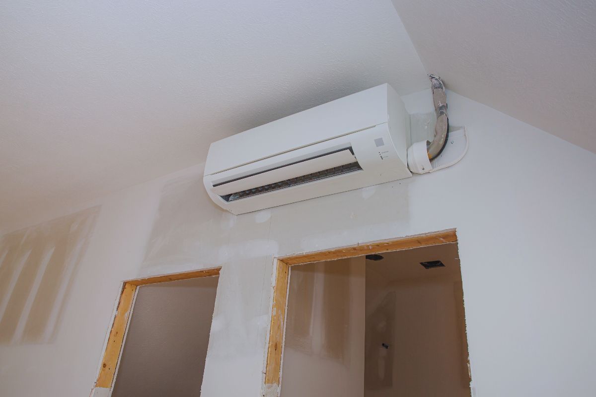 A ductless HVAC System.