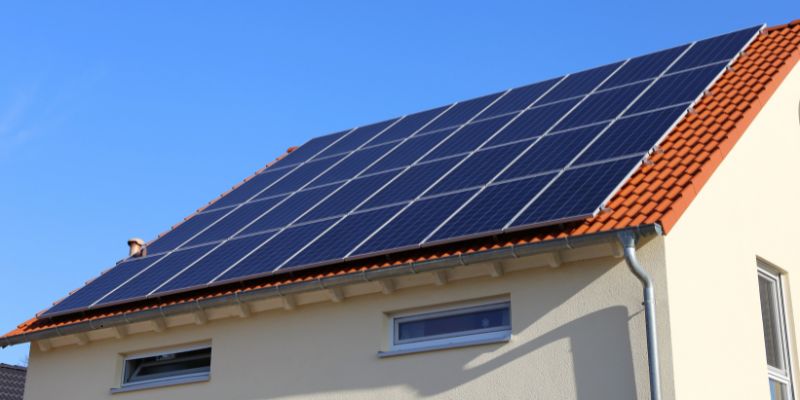 Solar panels only generate electricity when the sun is shining.